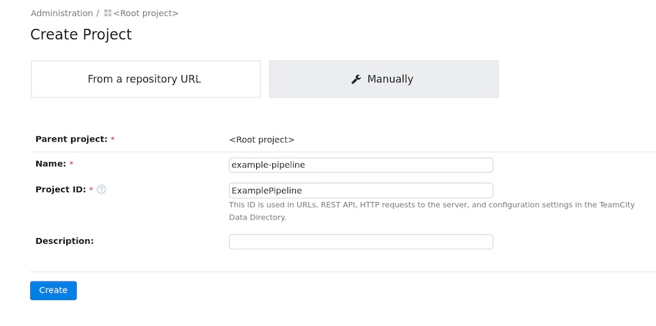 Configuring the TeamCity pipeline no-dashboard scan