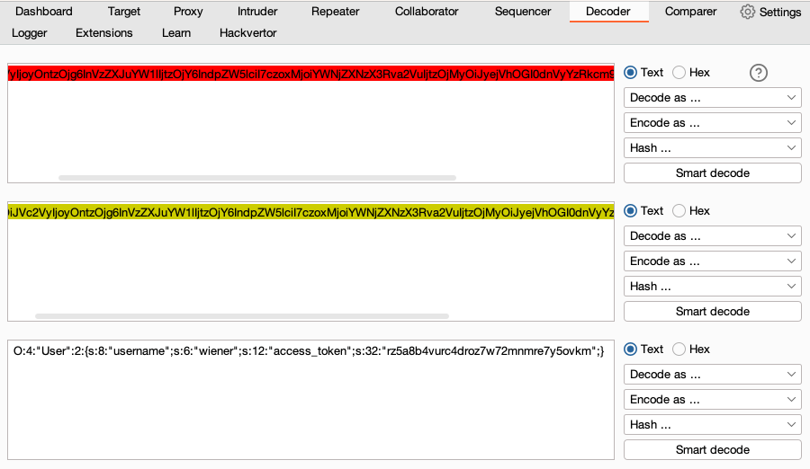 Using Burp Decoder