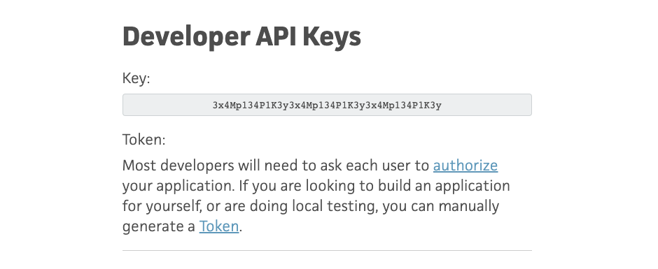 Getting your Trello API key